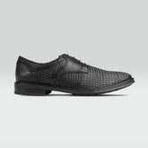 Diego - Zapato Formal en Piel Genuina Estilo Croco con Agujetas